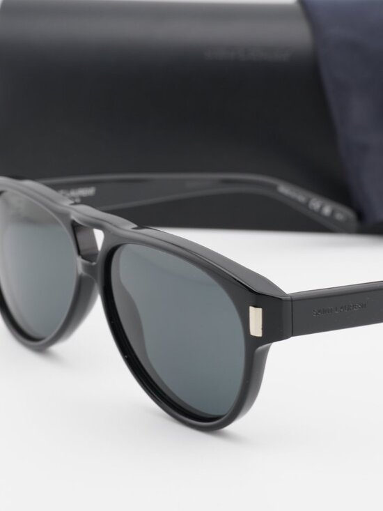 Saint Laurent SL705 001 Square Sunglasses - Black main image 2